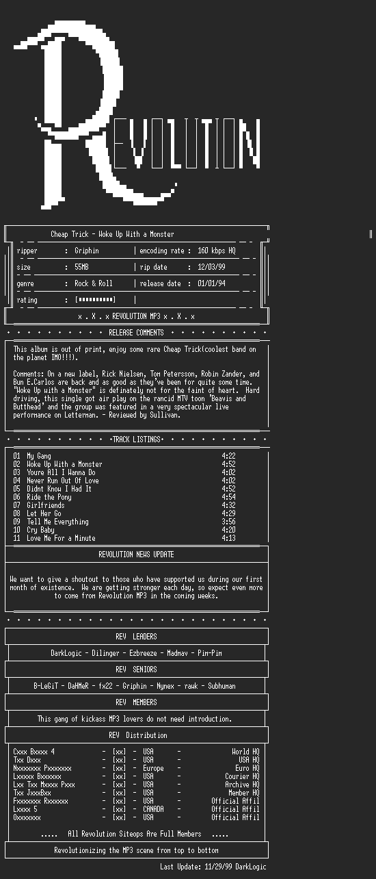 NFO file for Cheap_Trick-Woke_Up_With_a_Monster-1994-REV