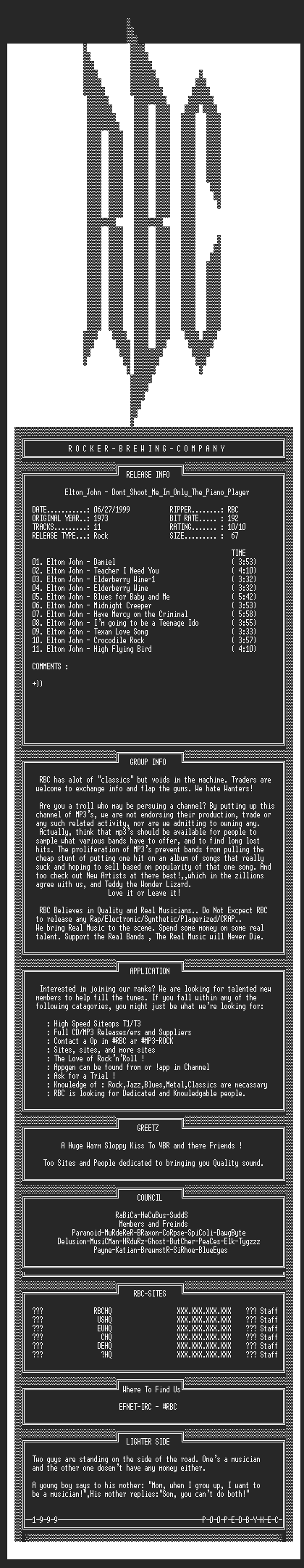 NFO file for Elton_John_-_Dont_Shoot_Me_Im_Only_The_Piano_Player_(1973)_-_RBC