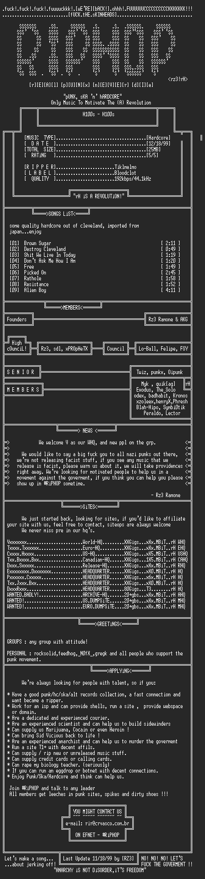 NFO file for H100s-H100s-1996-rH