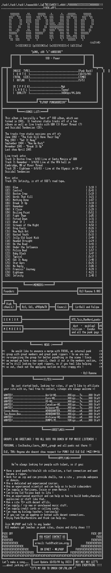 NFO file for SSD-Power-1992-rH