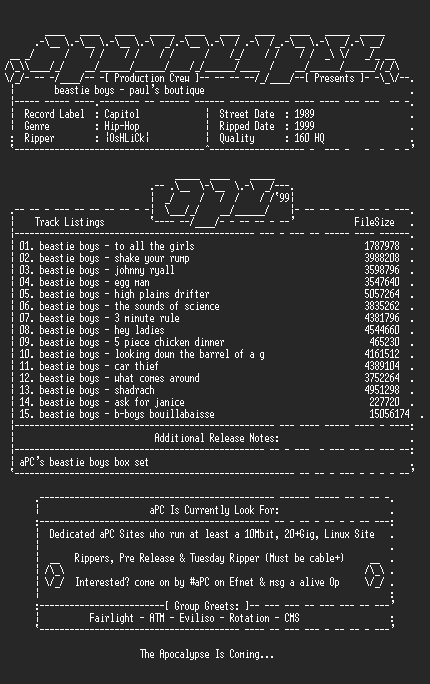 NFO file for Beastie_Boys-Pauls_Boutique-1989-aPC