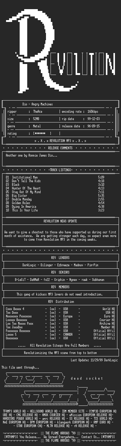 NFO file for Dio-Angry_Machines-1996-REV