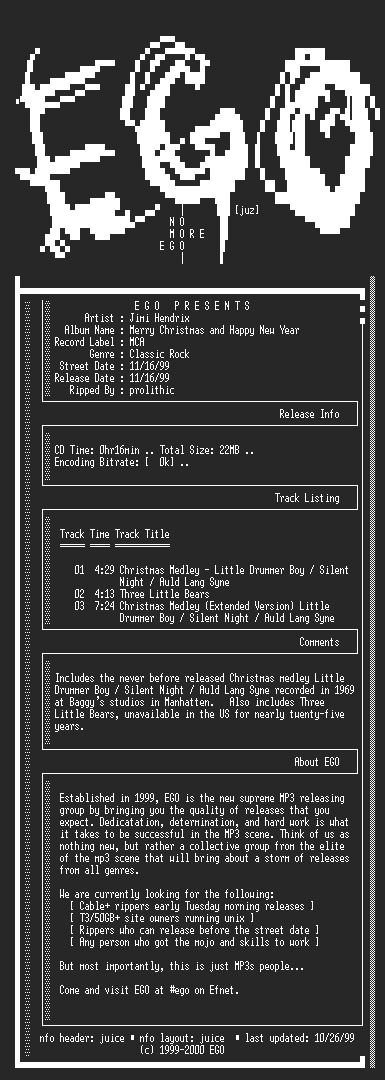 NFO file for Jimi_Hendrix-Merry_Christmas_And_Happy_New_Year-1999-EGO