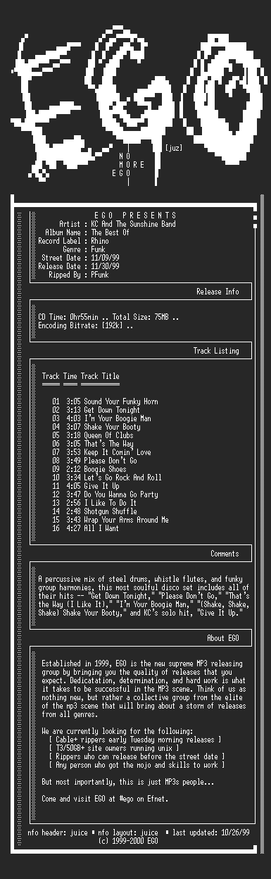 NFO file for KC_And_The_Sunshine_Band-The_Best_Of-1999-EGO
