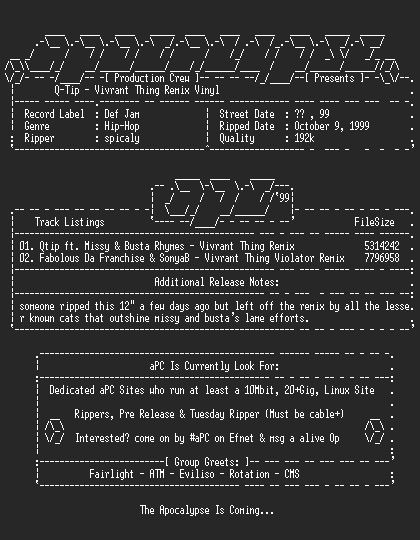 NFO file for Q-tip-vivrant_thing_remix_vinyl-1999-apc