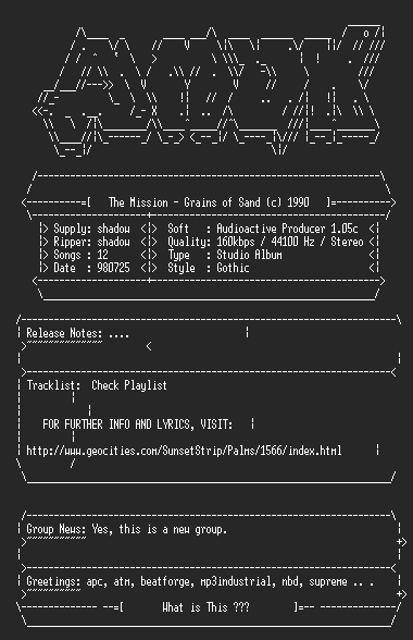 NFO file for The.mission-grains.of.sand.amok