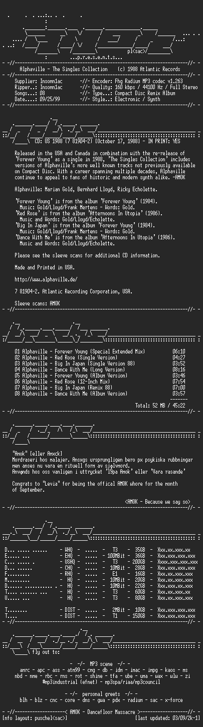 NFO file for Alphaville-The_Singles_Collection-1988-AMOK