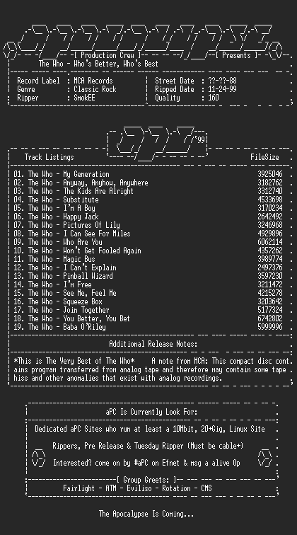 NFO file for The_Who-Whos_Better_Whos_Best-1988-aPC