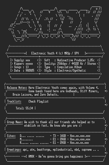 NFO file for Electronic.youth-vol4.amok