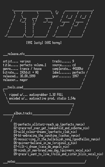 NFO file for VA-Perfecto_Volume_1-LtE