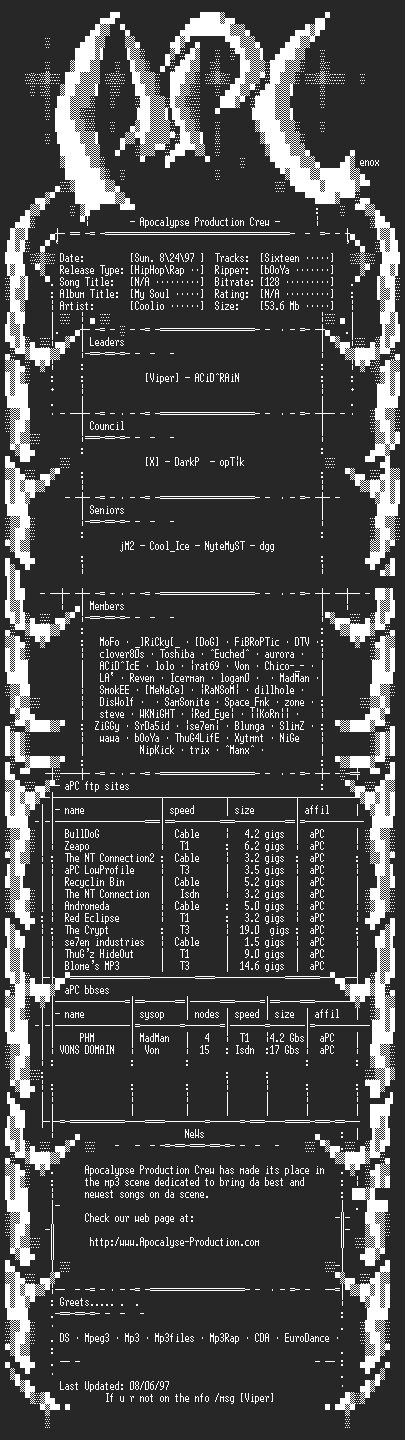 NFO file for Coolio-My.Soul-aPC