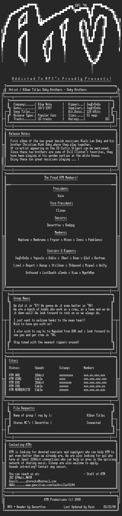 NFO file for Doky_Brothers_-_Doky_Brothers-ATM