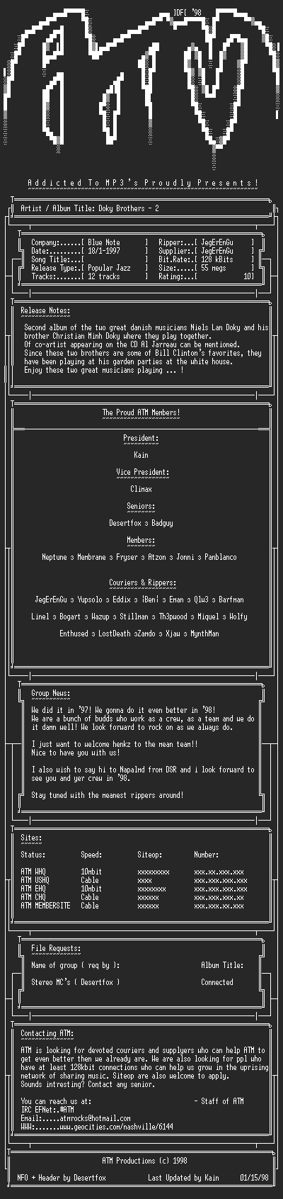 NFO file for Doky_Brothers_-_2-ATM
