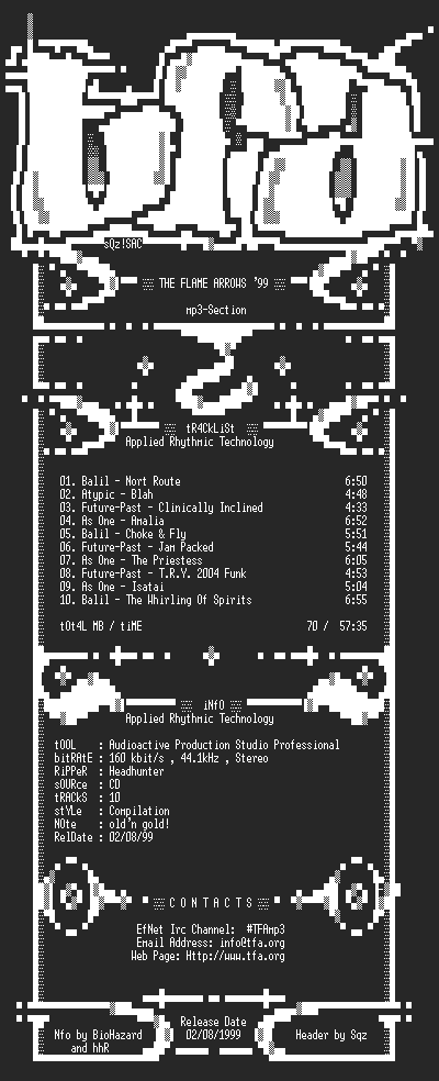 NFO file for Applied_Rhythmic_Technology-(1993)-TFA