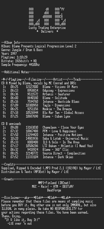 NFO file for Blame_Presents_Logical_Progression_Level_2_-_LtE