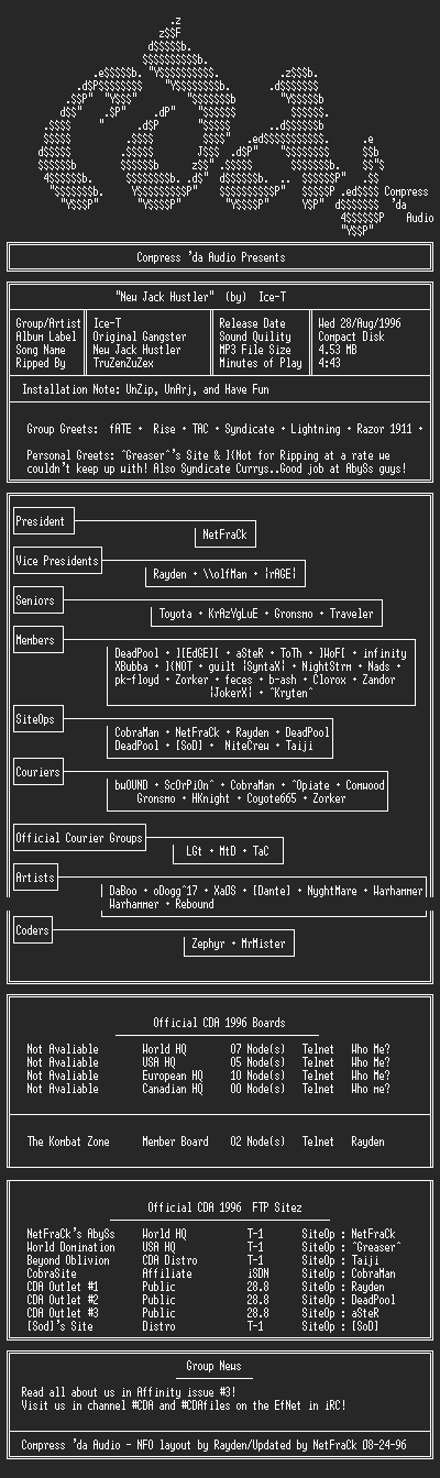 NFO file for Ice-T-New_Jack_Hustler-CDA