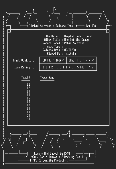 NFO file for Digital_Underground-Who_Got_the_Gravy-RNS