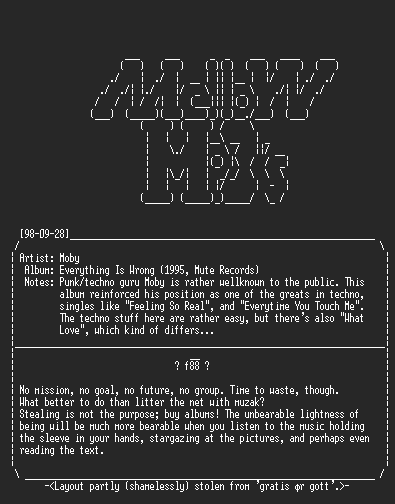 NFO file for Moby-Everything_Is_Wrong-MELLOW