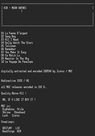 NFO file for Air-Moon_Safari-MGC