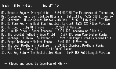 NFO file for PromoOnly-Alternative_Club_October_1998-RNS