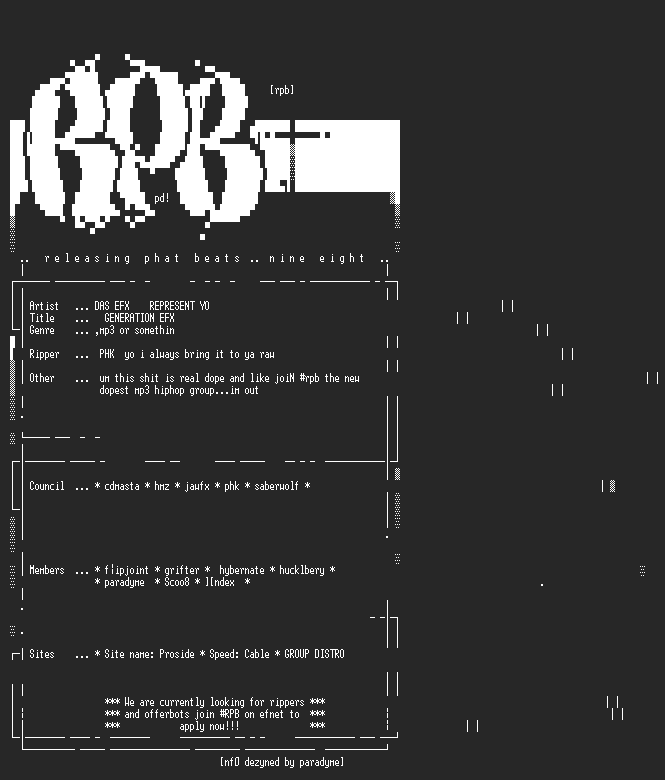 NFO file for Das_EFX-Generation_X-RPB