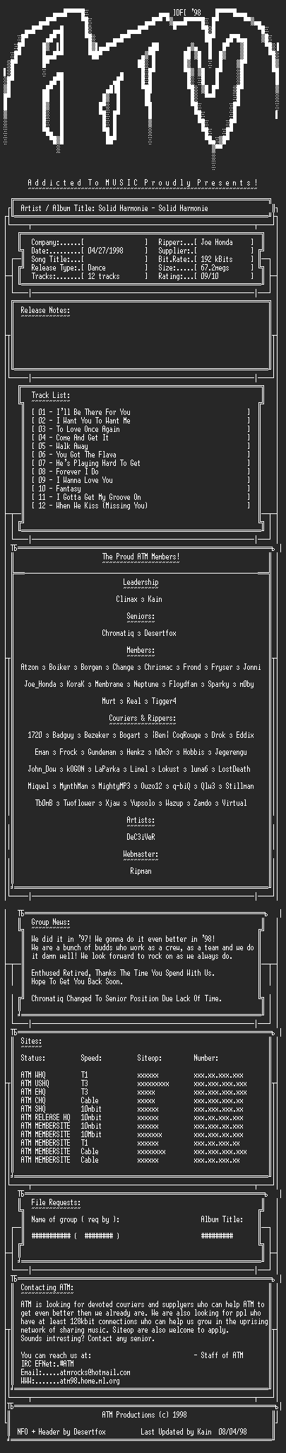 NFO file for Solid_Harmonie_-_Solid_Harmonie_-_ATM