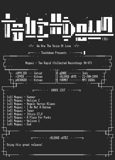 NFO file for Mogwai_-_Ten_Rapid_(Collected_Recordings_96-97)-TD