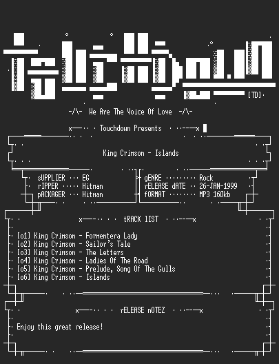 NFO file for King_Crimson_-_Islands-TD