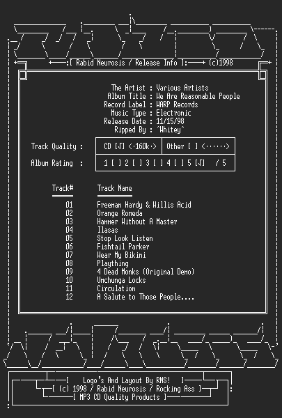 NFO file for Various_Artists-We_Are_Reasonable_People-RNS
