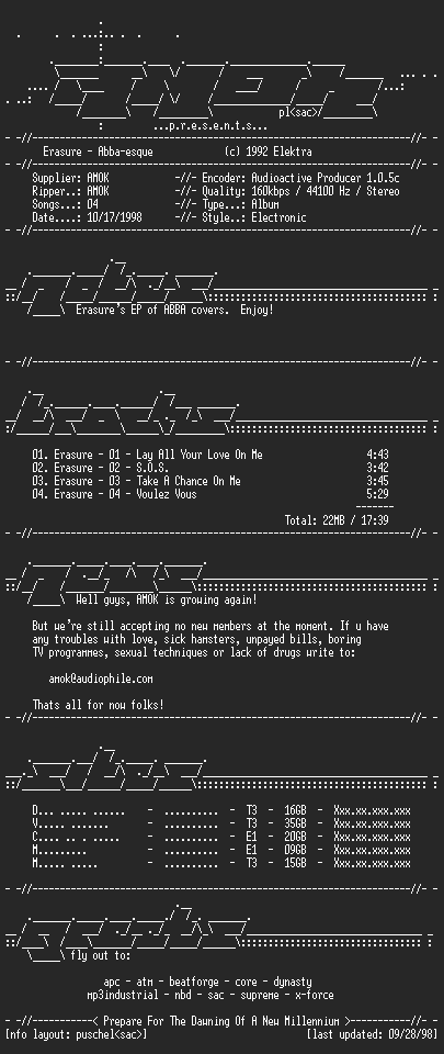 NFO file for Erasure-Abba-esque-AMOK