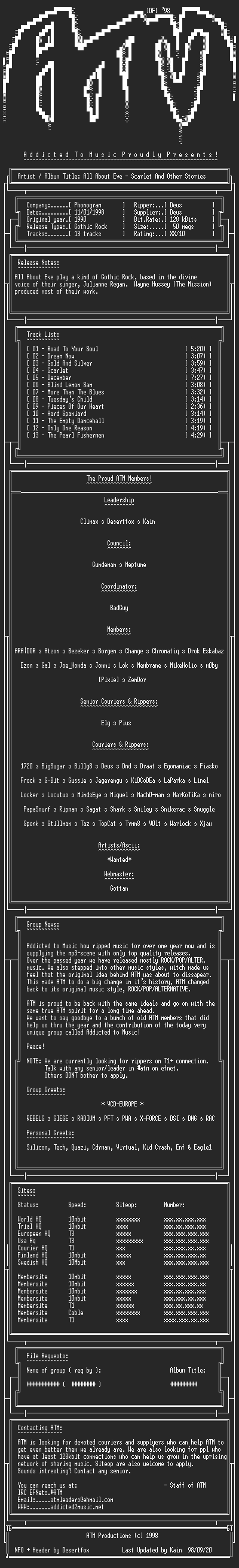 NFO file for All_About_Eve_-_Scarlet_And_Other_Stories_(1990)_-_ATM