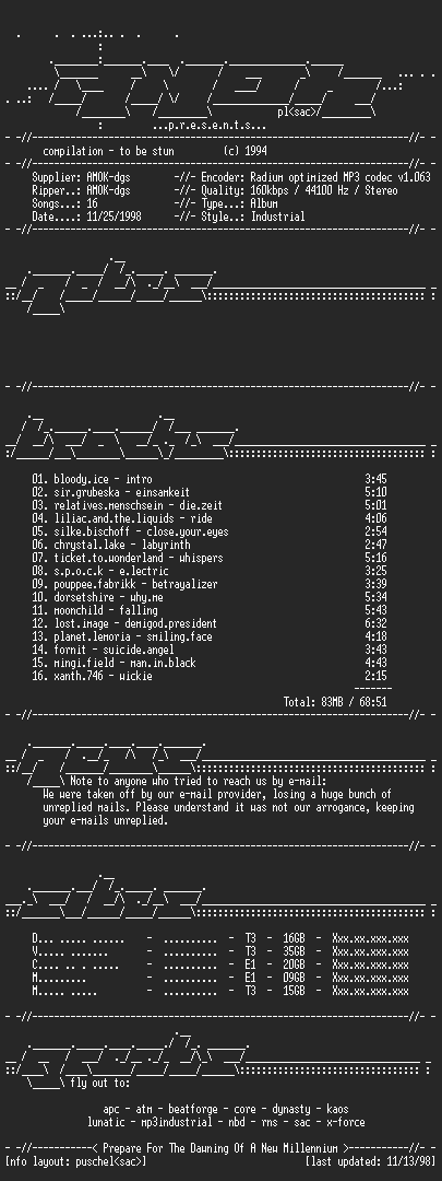 NFO file for Compilation-to_be_stun-AMOK