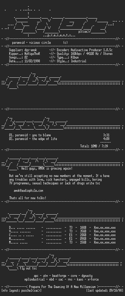 NFO file for Paranoid-vicious_Circle-AMOK