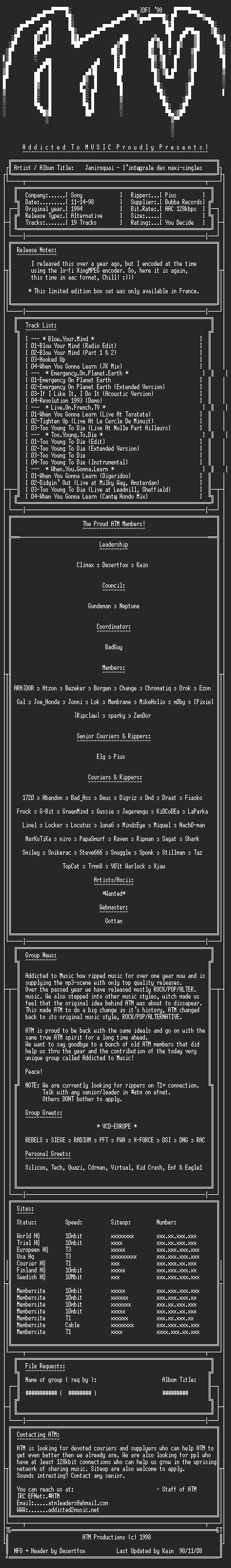 NFO file for Blow_Your_Mind_-_ATM