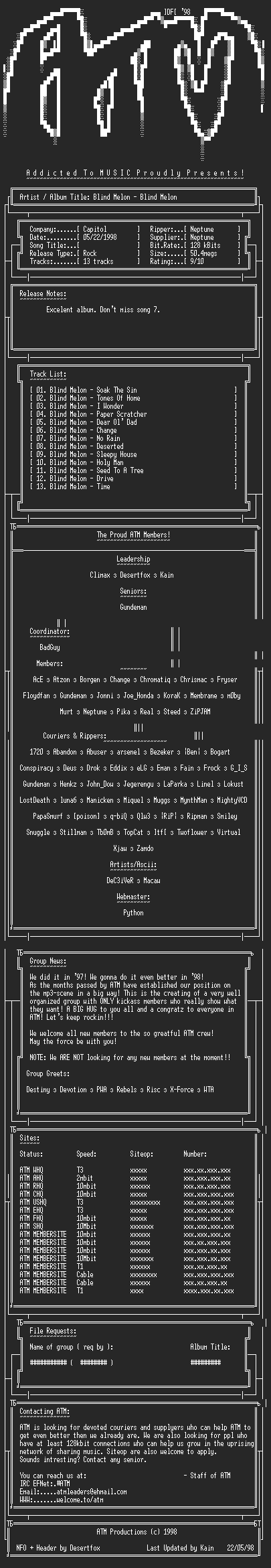 NFO file for Blind_Melon-Blind_Melon-ATM