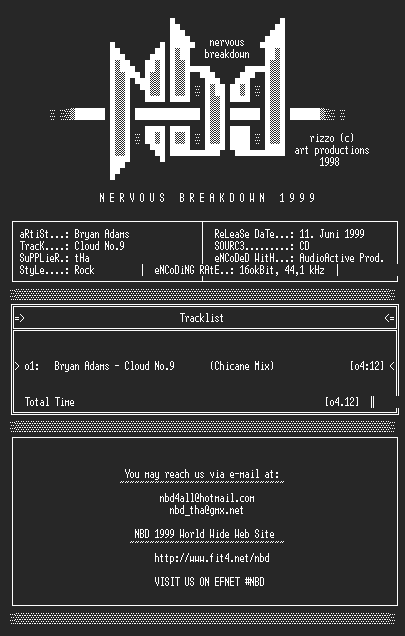 NFO file for (bryan_adams)-cloud_no_9__chicane_mix-nbd