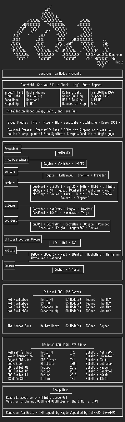 NFO file for Busta_Rhymes-Woo-Hah_Got_You_All_In_Check-CDA