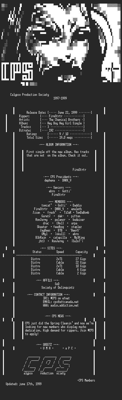 NFO file for Chemical_Brothers-Hey_Boy_Hey_Girl-Single-Firestrtr-CPS