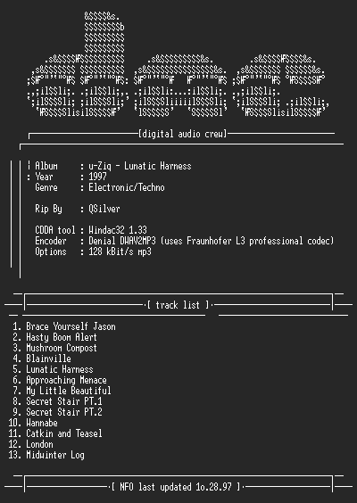 NFO file for u-Ziq-Lunatic.Harness-DAC