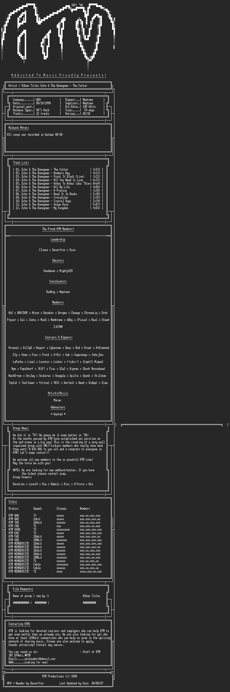 NFO file for Echo_&_The_Bunnymen_-_The_Cutter_-_ATM