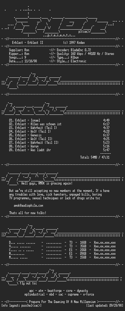 NFO file for Erblast-Erblast_II-AMOK