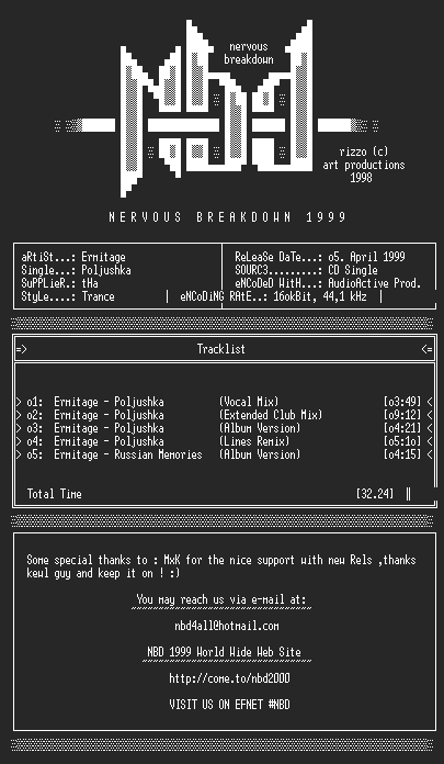 NFO file for (ermitage)-poljushka__single-nbd