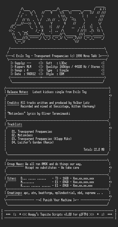 NFO file for Evils_Toy-Transparent_Frequencies-amok