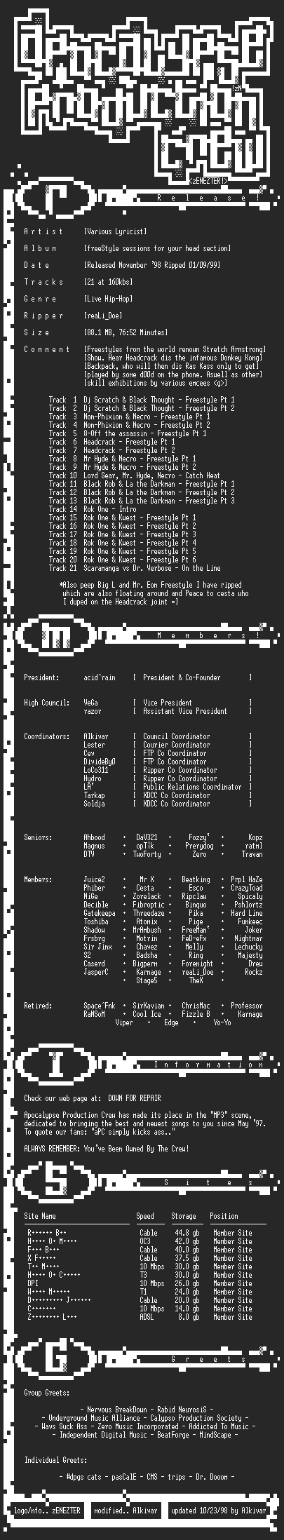 NFO file for Freestyle_sessions_for_your_head_session-apc-reali_doe