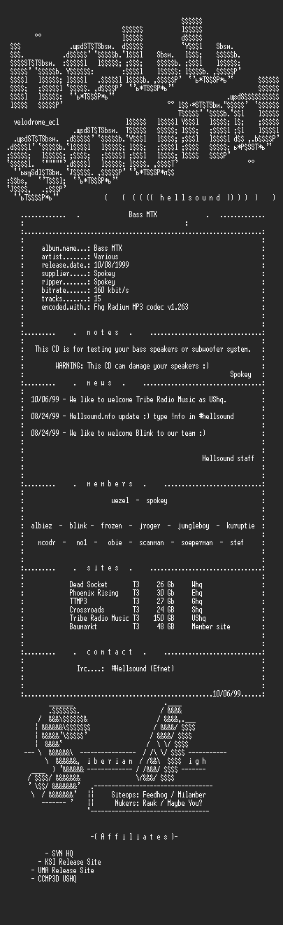 NFO file for Bass_MTX-HS