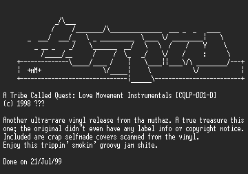 NFO file for A_Tribe_Called_Quest-Love_Movement_Instrumentals-HiRMU