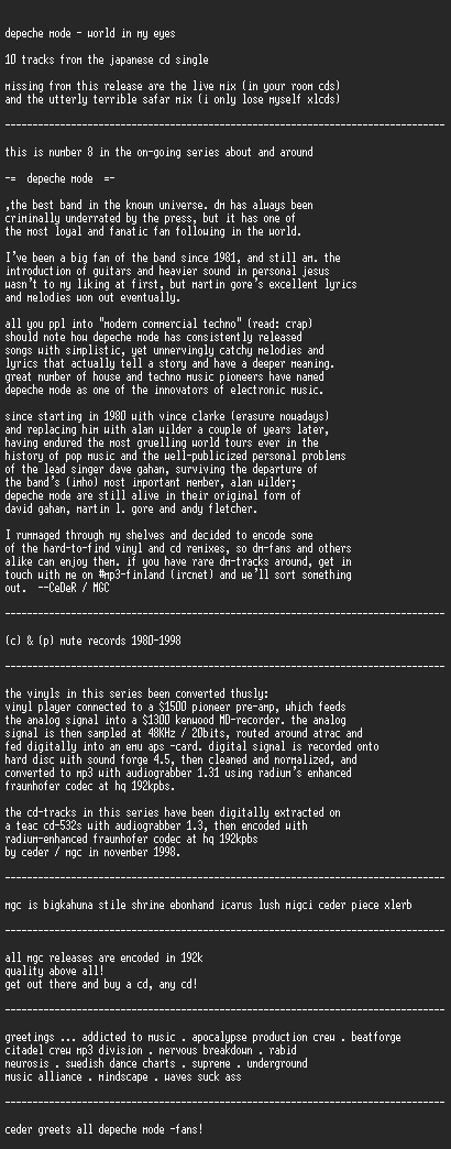 NFO file for Depeche_Mode_-_World_in_My_Eyes_CDS-MGC