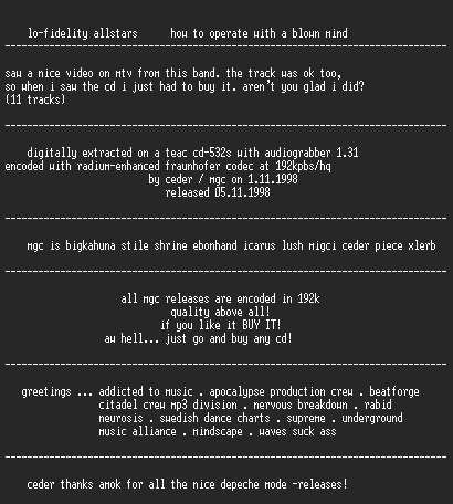 NFO file for Lo-Fidelity_Allstars_-_How_To_Operate_With_A_Blown_Mind-MGC
