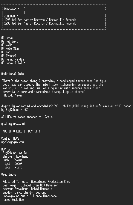 NFO file for Rinneradio_-_G-MGC