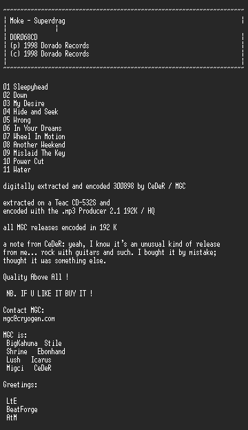 NFO file for Moke_-_Superdrag-MGC